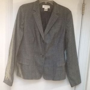 Calvin Klein Soft Denim Blazer Size 14